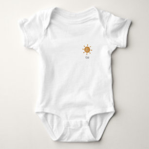 Body Cute Baby Yellow Sun Sweet Sunshine White Romper