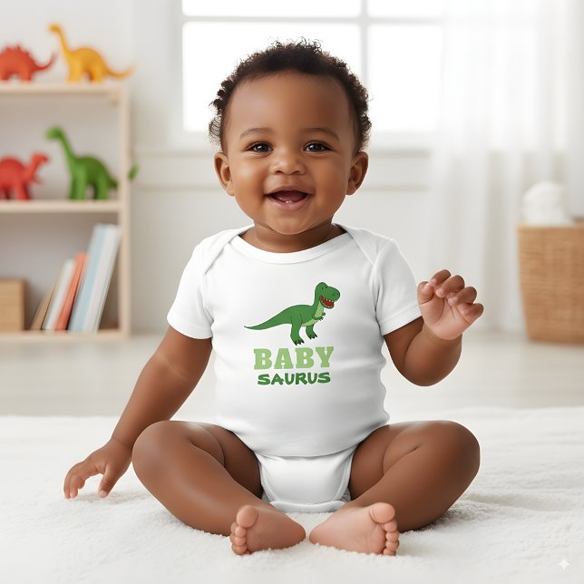 Body Cute Babysaurus Dinosaur T-Rex Dino Texte Personna (Créateur téléchargé)