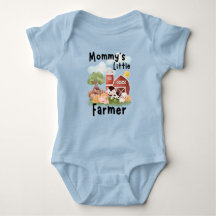 Cute Barnyard Animaux Bébé Bodysuit