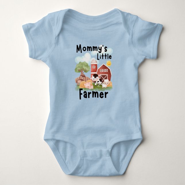 Body Cute Barnyard Animaux Bébé Bodysuit (Devant)