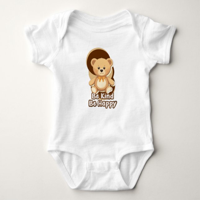 Body Cute Bear Baby Bodysuit (Devant)