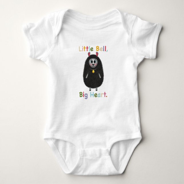 Body Cute Black Sheep with Bell – Little Bell Big Heart (Devant)
