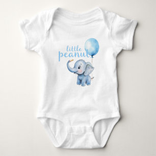 Body Cute Blue Little Peanut Elephant Baby Bodysuit