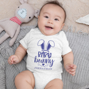 Body Cute Boy Baby Bunny de Pâques personnalisées