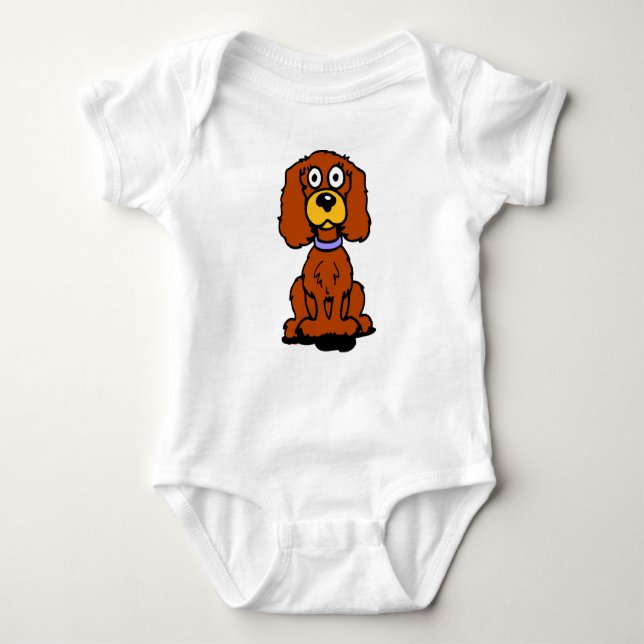 Body Cute Brown Dog T-Shirt (Devant)