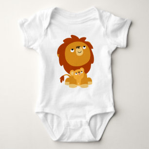 Body Cute Cartoon Protecteur Lion & Cub Baby Creeper