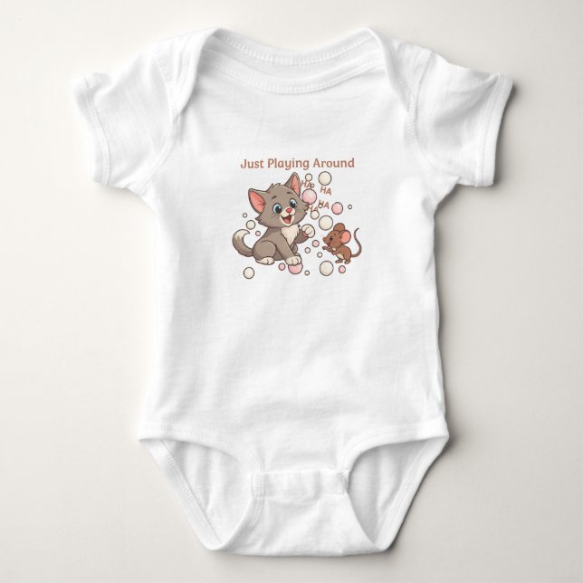 Body Cute Cat & Mouse Friendship (Devant)