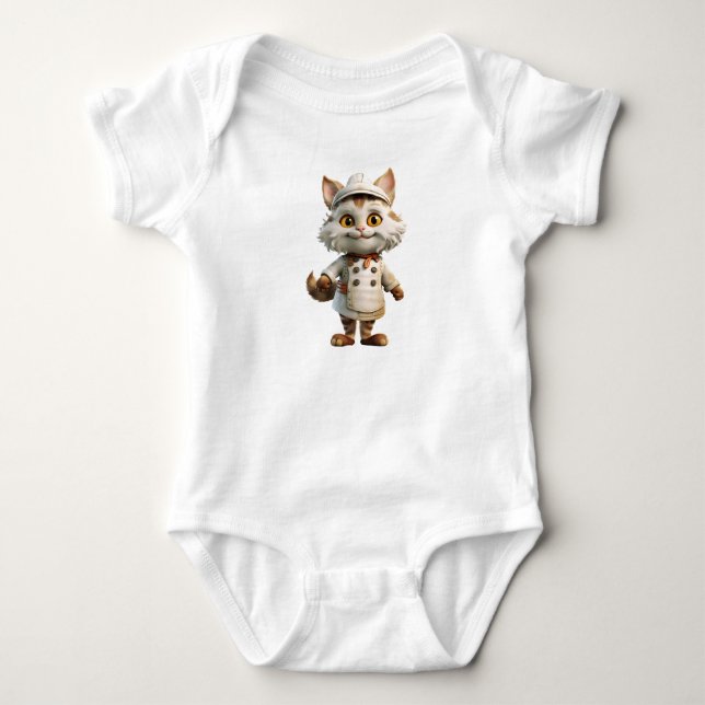 Body Cute chat prêt à cuisiner (Devant)