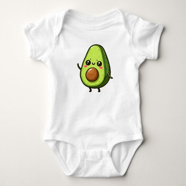 Body Cute Chibi Avocado (Devant)
