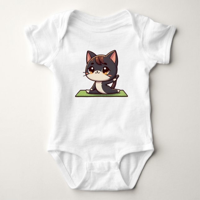 Body Cute Chibi Yoga Chat (Devant)