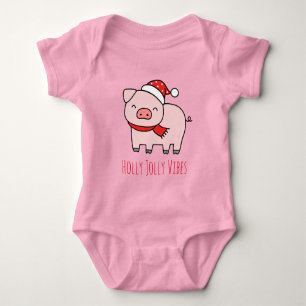 Body Cute Cochon Rose Holly Vibes Jolly Minimaliste