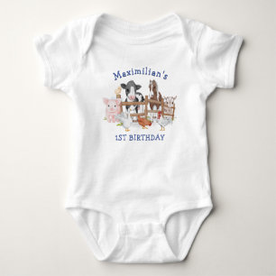 Body Cute Country Farm Animaux 1er anniversaire