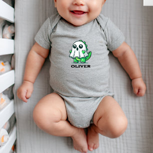 Body Cute Dinosaur Ghost Halloween Baby Boy