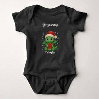 Body cute dragon Christmas holiday baby T-Shirt