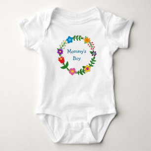 Body Cute Elegant Maman's Boy Love Floral Frame Flowers