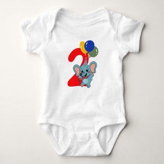 Body Cute elephant for toddlers Two months birthday