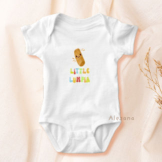 Body Cute Filipino Food Little Lumpia Baby Bodysuit