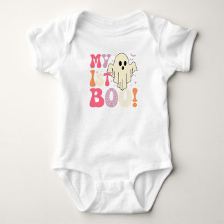 Body Cute First Halloween Romper with Ghost and Webs