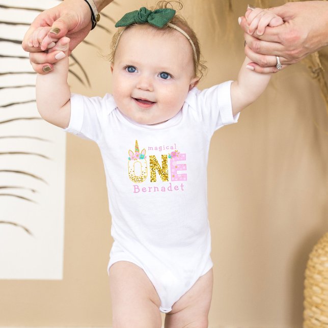 Body Cute Girl Magique Unicorn 1er anniversaire (Créateur téléchargé)