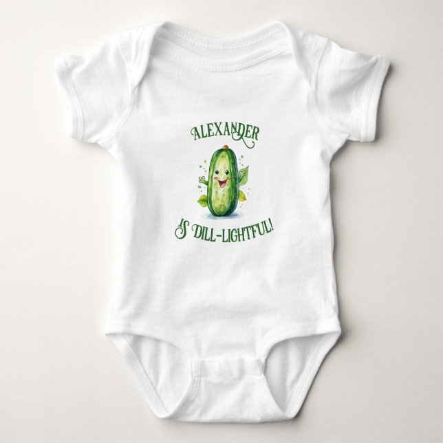Body Cute Green Cartoon Pickle (Devant)