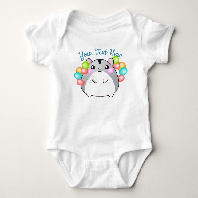 Body Cute Grey Kawaii Hamster (Devant)