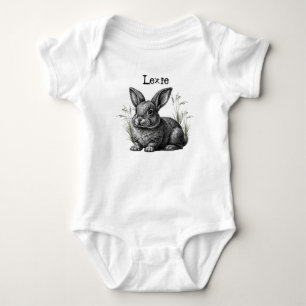 Body Cute Grey Rabbit Ajouter un nom