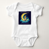 Cute Guardian Angel Cherub et Moon Expressionist