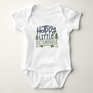 Body Cute happy little Camper lettrage artistique