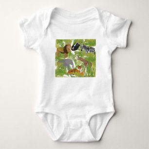 Body Cute Jungle Animaux Safari Garçon   Fille