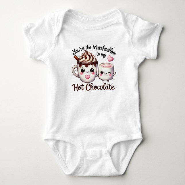 Body Cute Kawaii Marshmallows et Chocolat (Devant)