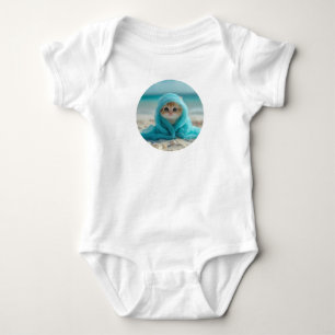 Body Cute Kitten sur la plage-Adorable Design d'été