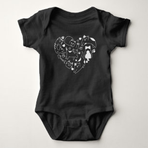 Body Cute Kittens Amoureux des chats de coeur