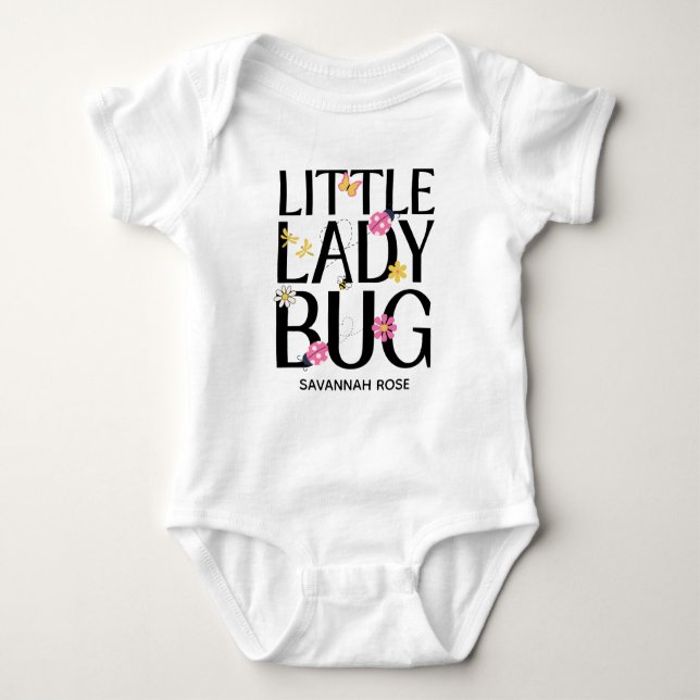 Body Cute Ladybug Pink Girl Baby Shower (Devant)