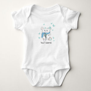 Body Cute Little Hamster & Papillons sur mesure