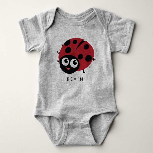 Body Cute Little red ladybug Personnalisé (Devant)