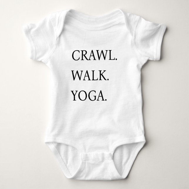 Body Cute Little Yoga Buddy Namaste Baby shower Cadeau (Devant)