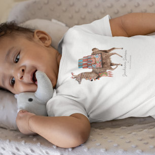 Body Cute Llama Animal   Baby Boy   Bodysuit