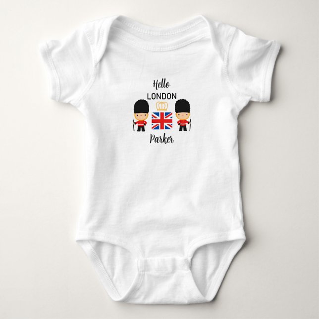 Body Cute London Guards Baby Boy Nom Angleterre (Devant)