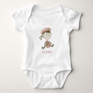Body Cute Moderne Blush Rose Girl Petit marin Nautique