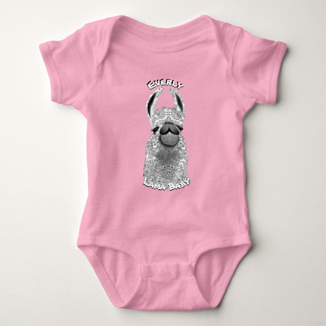 Body Cute Motif Whimsical tendance Llama (Devant)