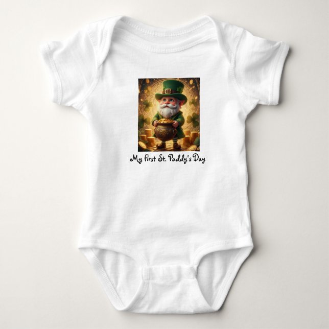 Body Cute My First St. Patrick’s Day Baby T-Shirt (Devant)