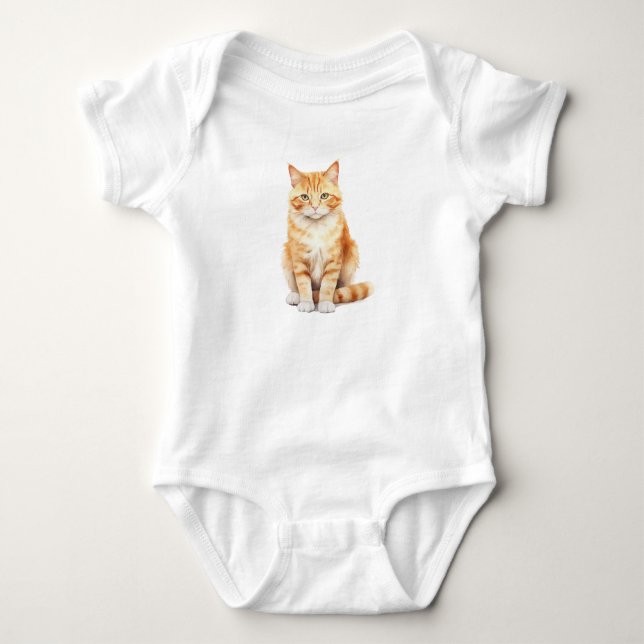 Body Cute Orange Chat Kitten (Devant)