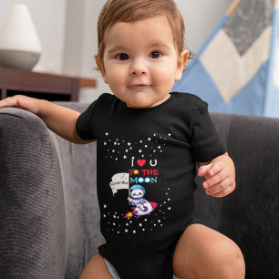 Body Cute Panda Bear Sur Rocket Ship Kids Personnalisé