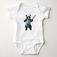 Cute Panda Jouer Guitare, Musique Panda Amateurs