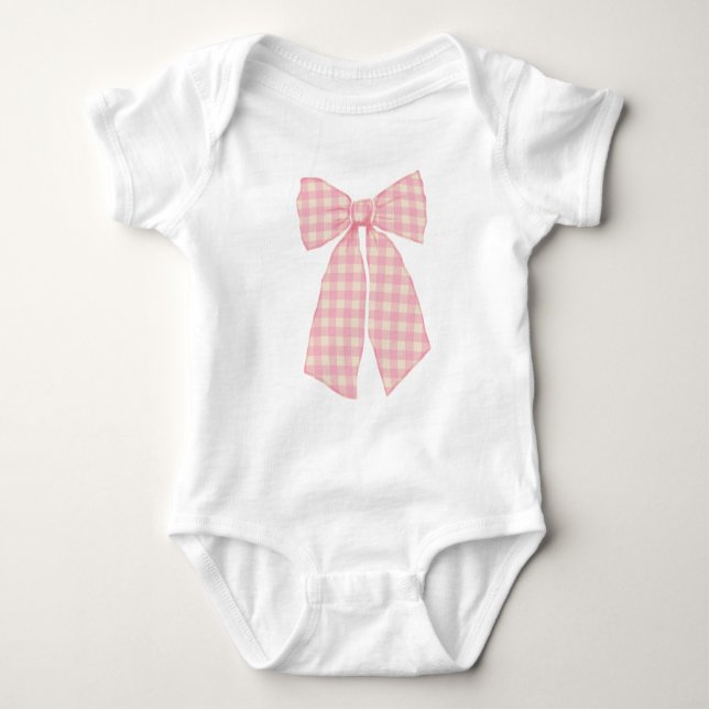 Body Cute Pastel Pink Ribbon Bow (Devant)