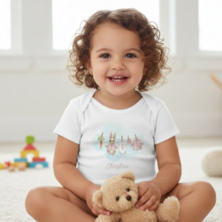 Body Cute Pink Clothesline Peter the Rabbit 