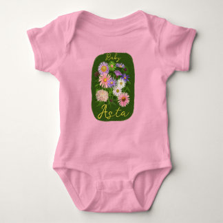 Body Cute Pink floral Bodysuit pour bébé Maîtres une pi