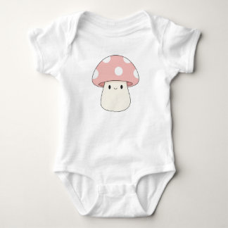 Body Cute Pink Mushroom Baby Bodysuit – Kawaii Toadstoo