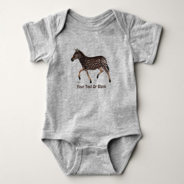 Body Cute Polka Dot Zebra (Devant)
