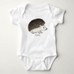 Body Cute prickly hedgehog cartoon